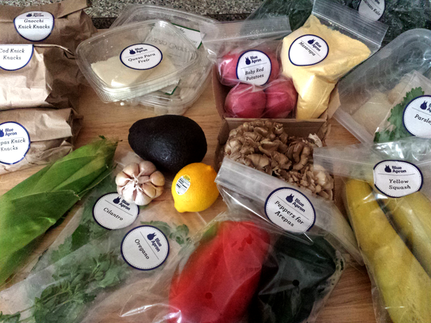 Blue Apron Box - August 14