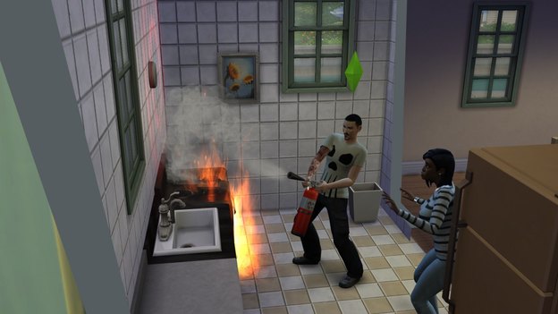 The Sims 4 Fire!