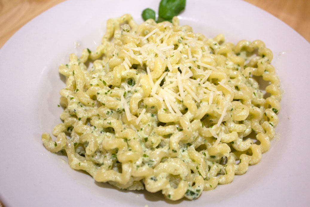 Creamy Pesto Pasta - Plated 2